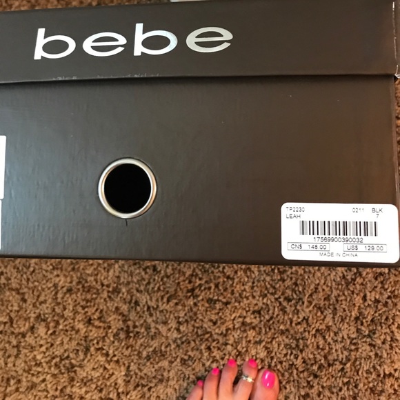 👠BEBE Leah Cork Wedge Shoes SOLD OUT👠 - Picture 6 of 6