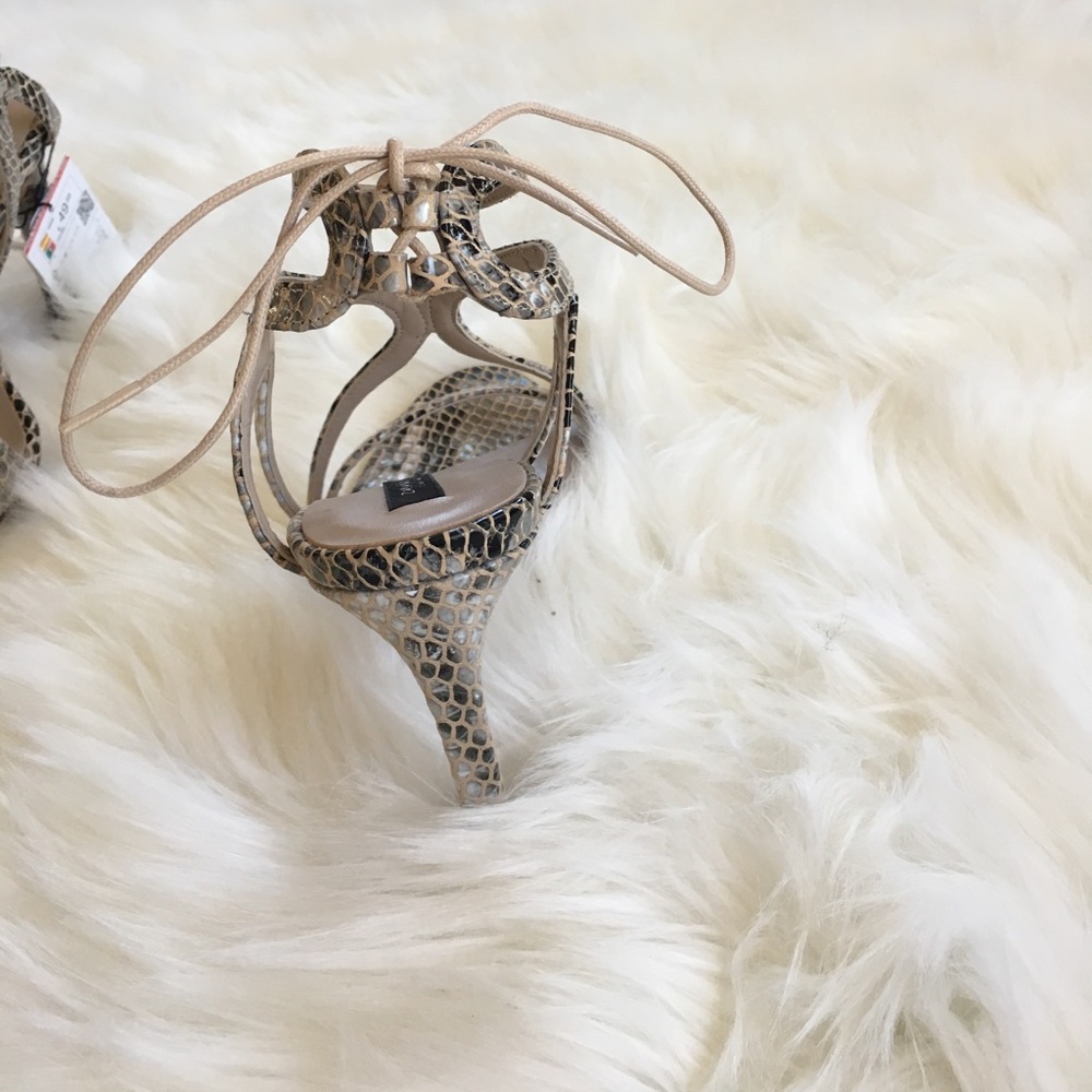 ZARA Snake skin lace up Heels🐍 - Picture 8 of 8