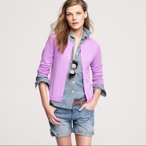 Lilac JCrew Cardigan