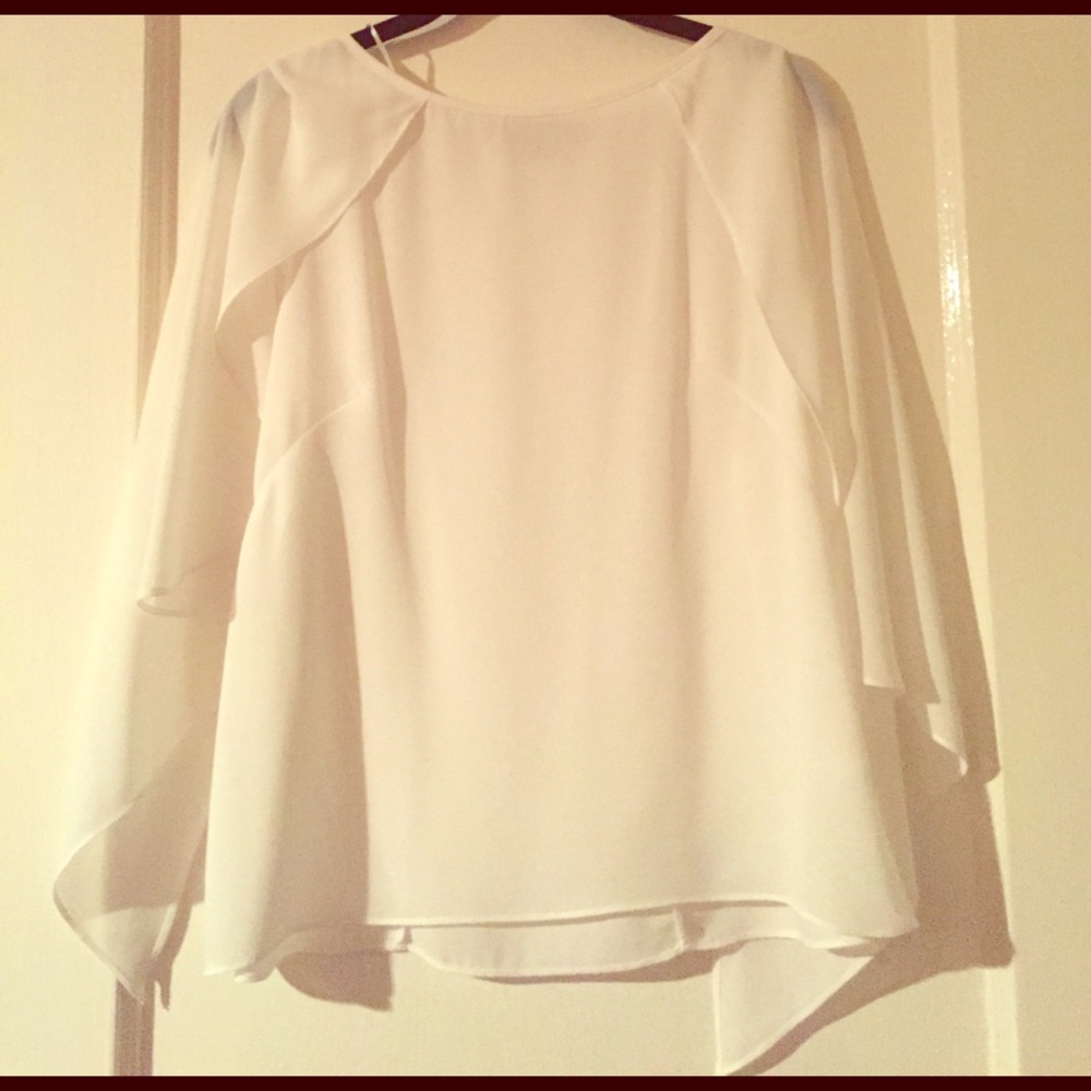 Elegant Cape Blouse