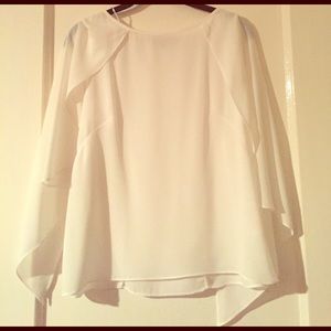 Elegant Cape Blouse