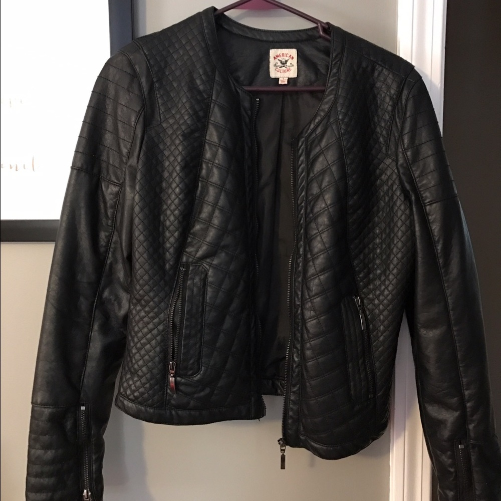 Black "Leather" Jacket