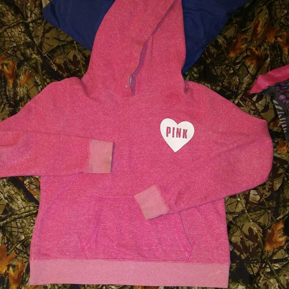 Pink hoodie