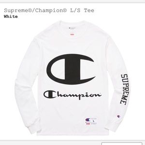 SS17 Supreme x Champion L/s