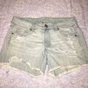 American Eagle stretch jean shorts