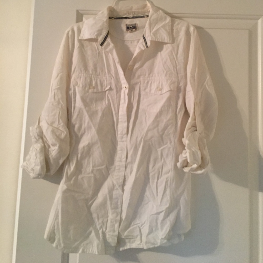 White button down.