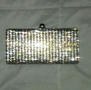 Crystal Embellished Evening Clutch