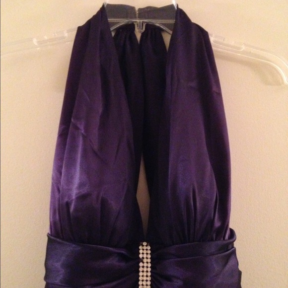 Cache Purple ombré gown - Picture 3 of 4