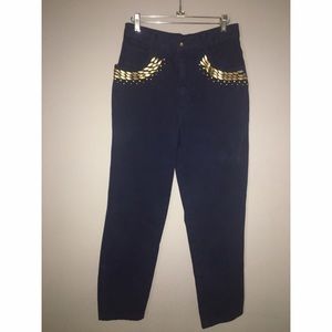 monique Jeans - Vintage High waist Jeans w/metal accents Sz 9/10 monique Jeans - Vintage High waist Jeans w/metal accents Sz 9/10