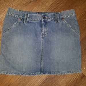 Vintage denim mini skirt size 8