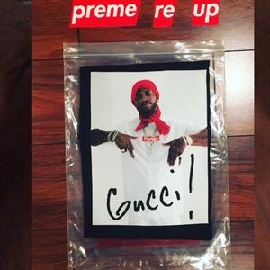 FW16 Supreme Gucci Mane Photo Tee