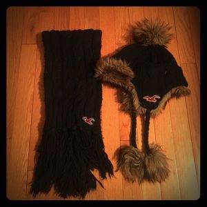 Matching Hollister Hat and Scarf