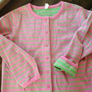 Hanna Andersson reversible cardigan size 120/6-8yr