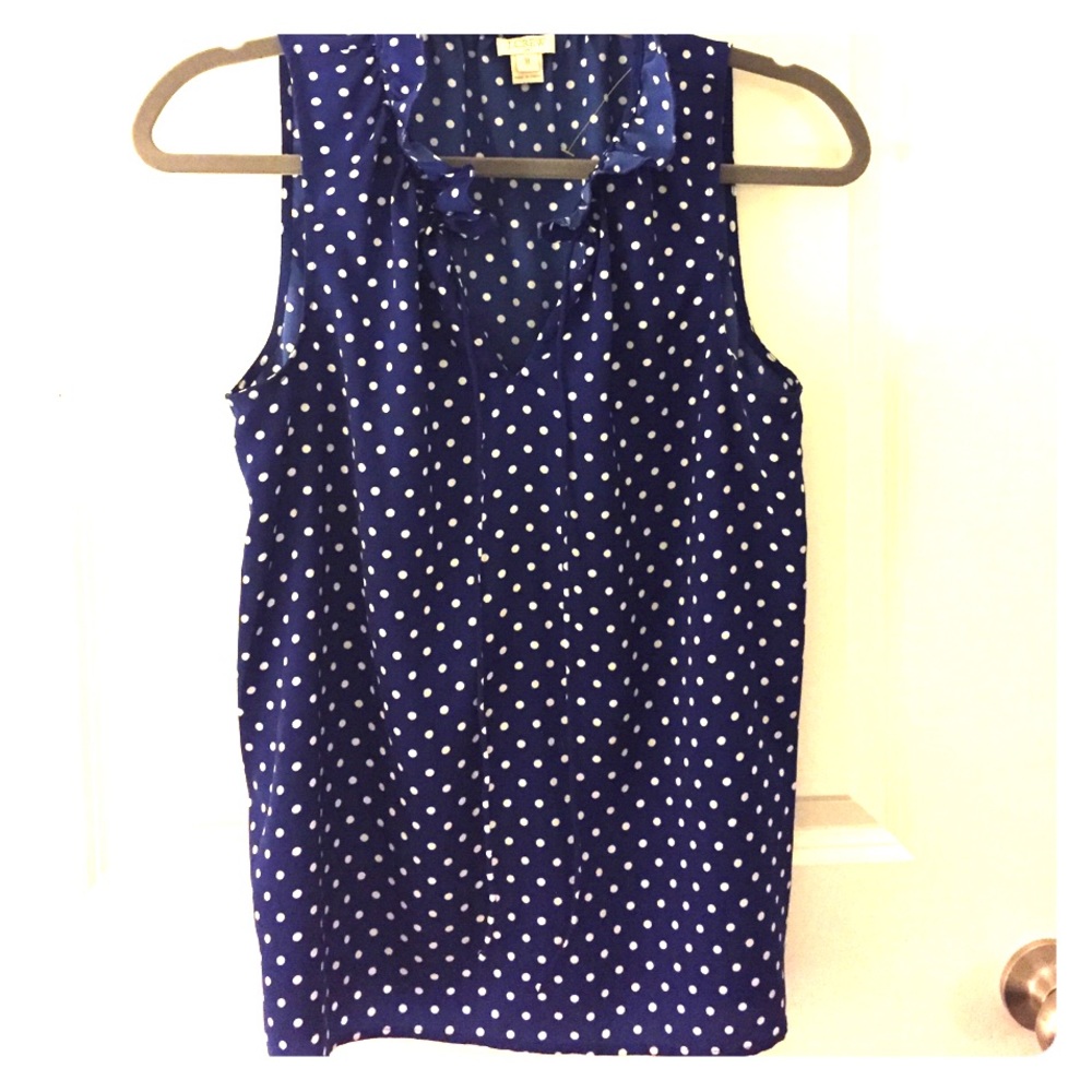 Jcrew sleeveless blouse