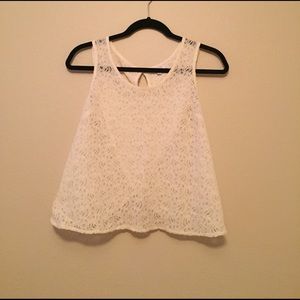 Lace white blouse