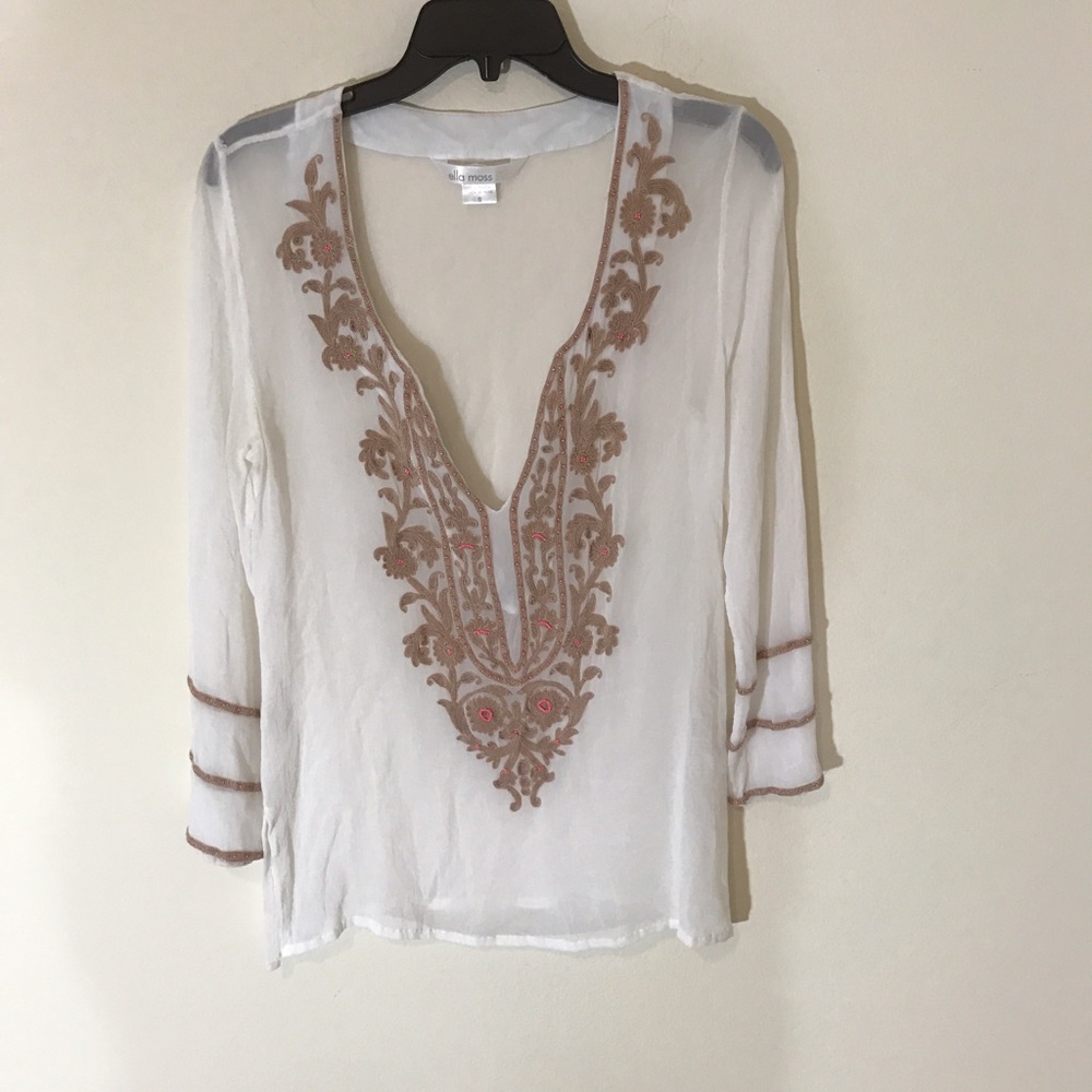 Ella moss sheer top