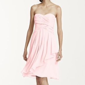 Petal Pink Davids Bridal Bridesmaid Dress