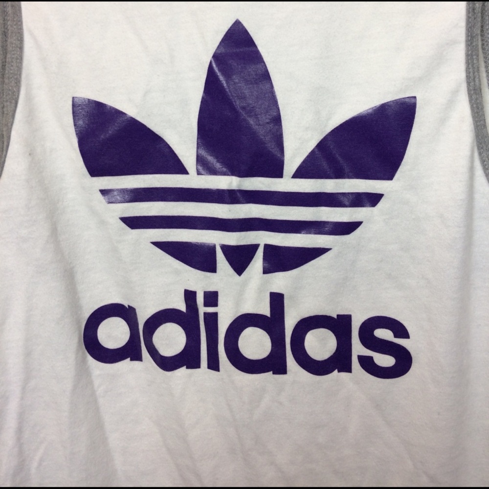 Adidas Men's Size small tank top Lakers trefoil
