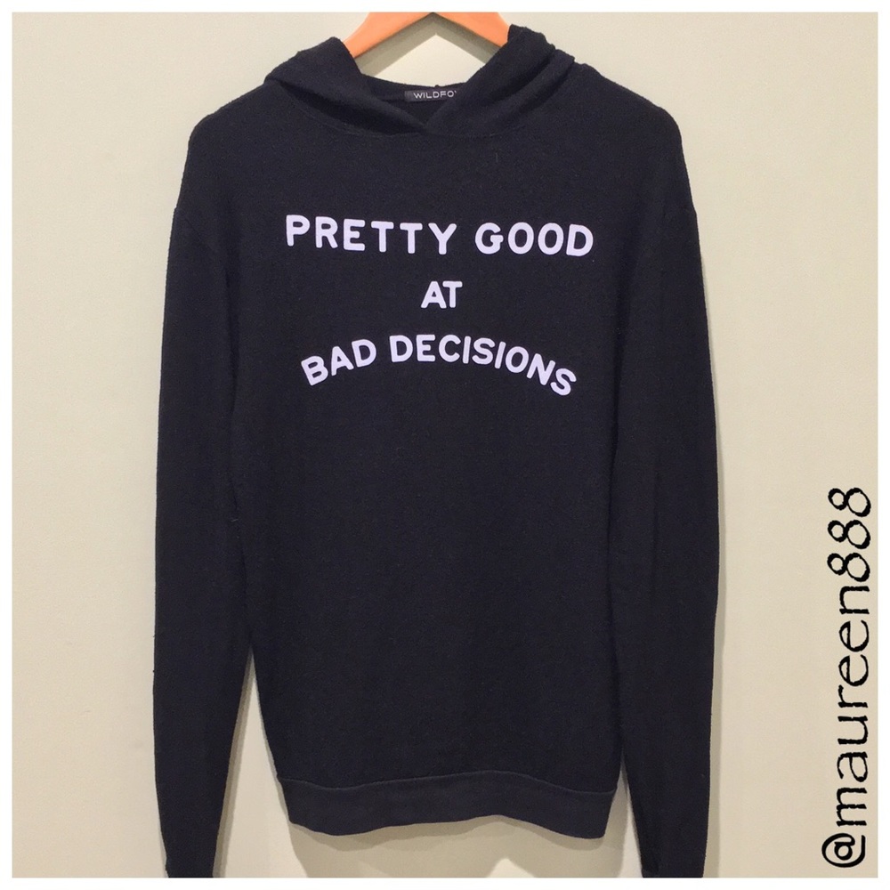 Wildfox® || Bad Decisions || Gypsy Hoodie [black]