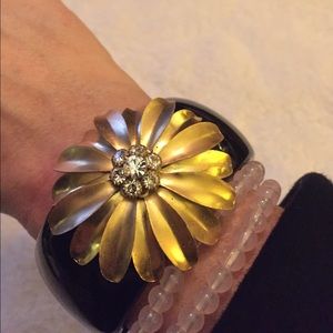 John Wind hinged sunflower bracelet.