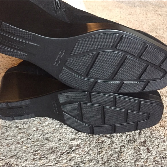 SOLD 💝NWT WATERPROOF Suede Rain Snow Dress Wedge - Picture 6 of 8