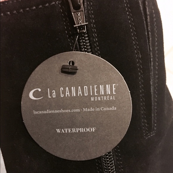 SOLD 💝NWT WATERPROOF Suede Rain Snow Dress Wedge - Picture 4 of 8