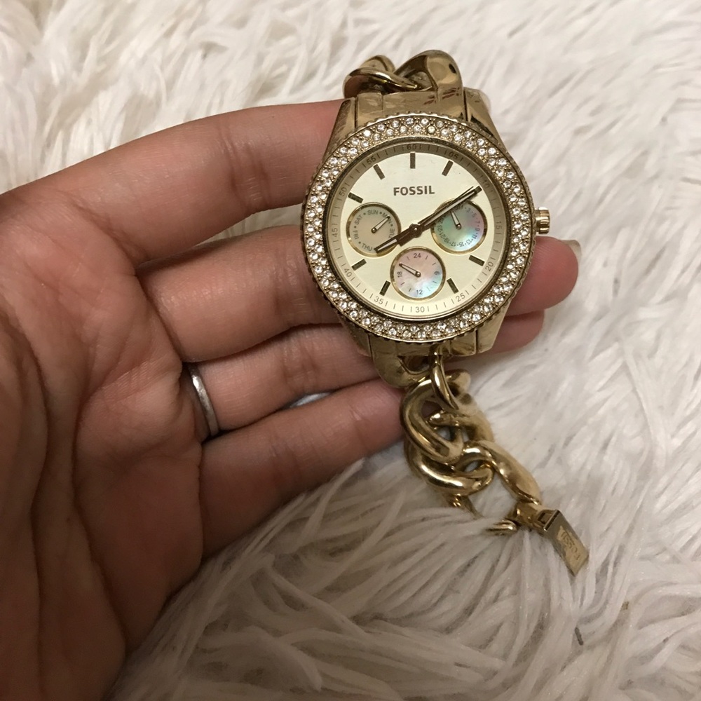 Fossil Chain Link Bracelet Watch