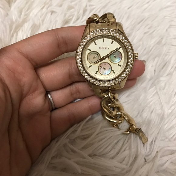 Fossil Chain Link Bracelet Watch - Picture 1 of 3