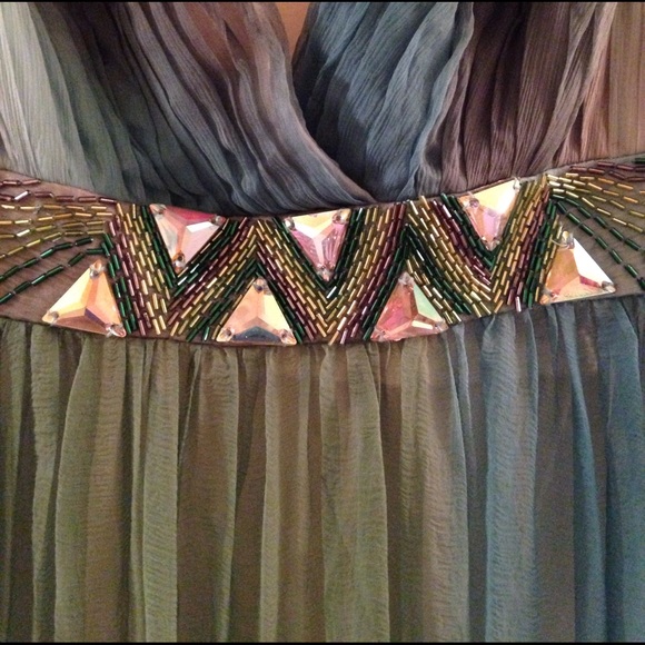 100% silk rainbow ombré gown! - Picture 4 of 8