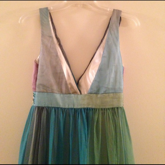 100% silk rainbow ombré gown! - Picture 7 of 8
