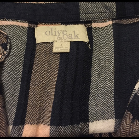 Olive & oak Button Down - Picture 2 of 4