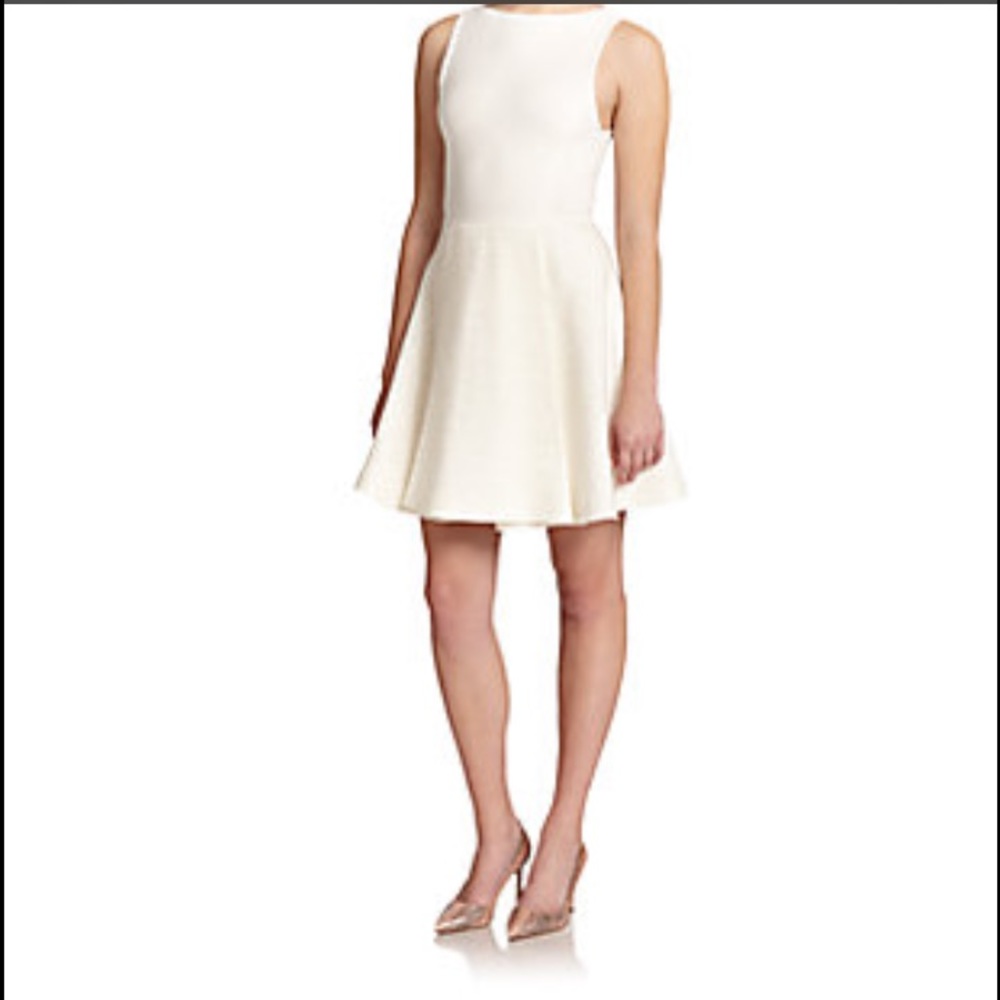 A.L.C Emerson Boucle-skirt knit fit & flare dress