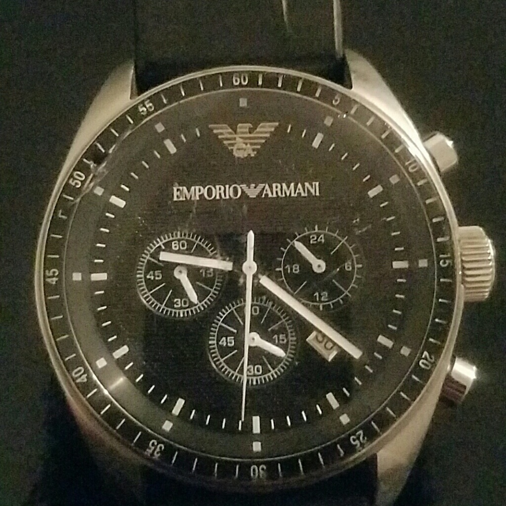 Emporio Armani black watch