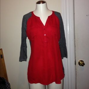 Express color block top