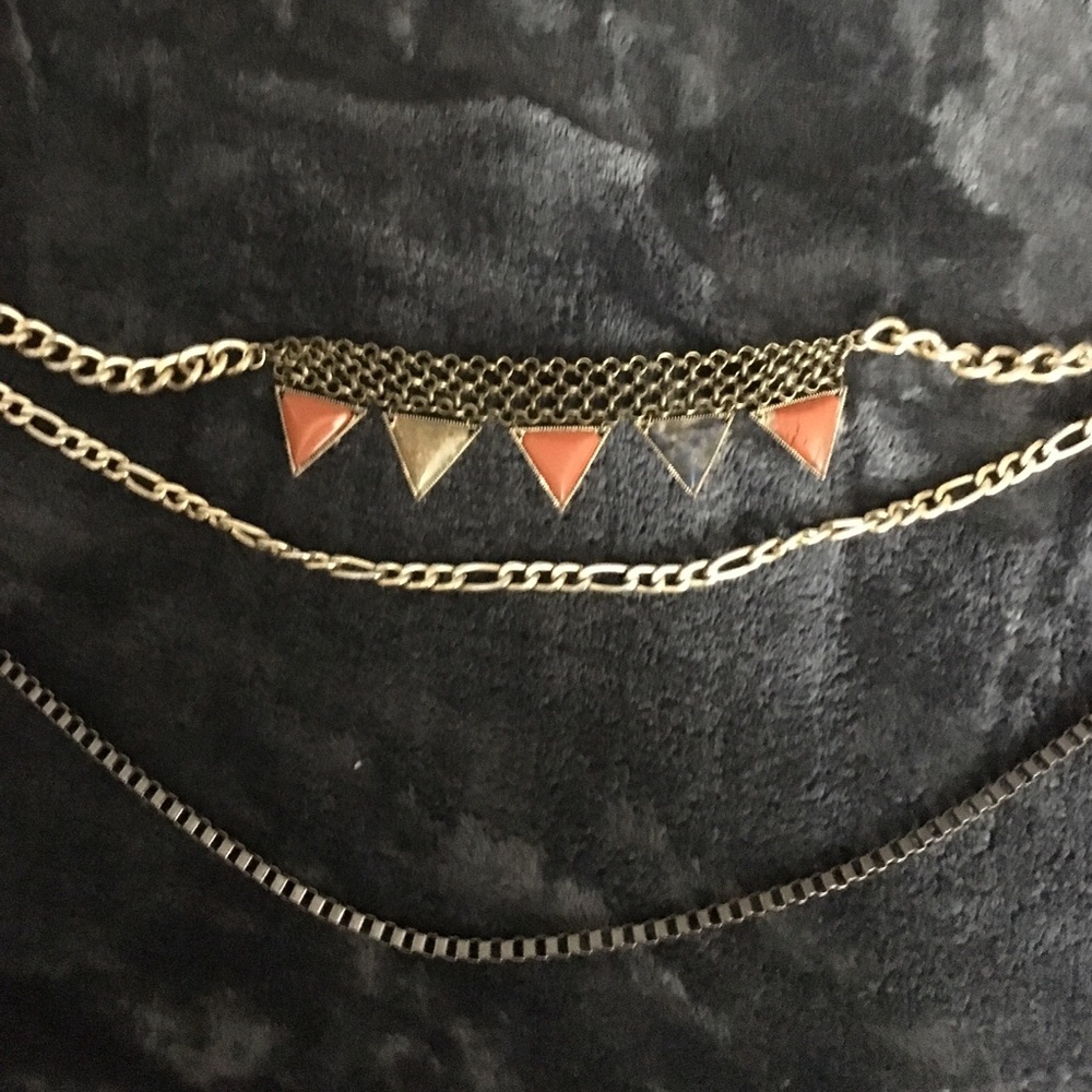 Three in one necklace