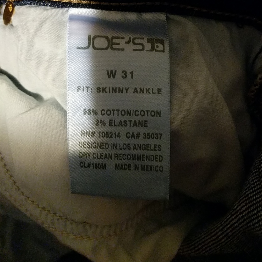 Joe's Skinny Ankle Stretch Jeans in Beaven - Picture 5 of 6