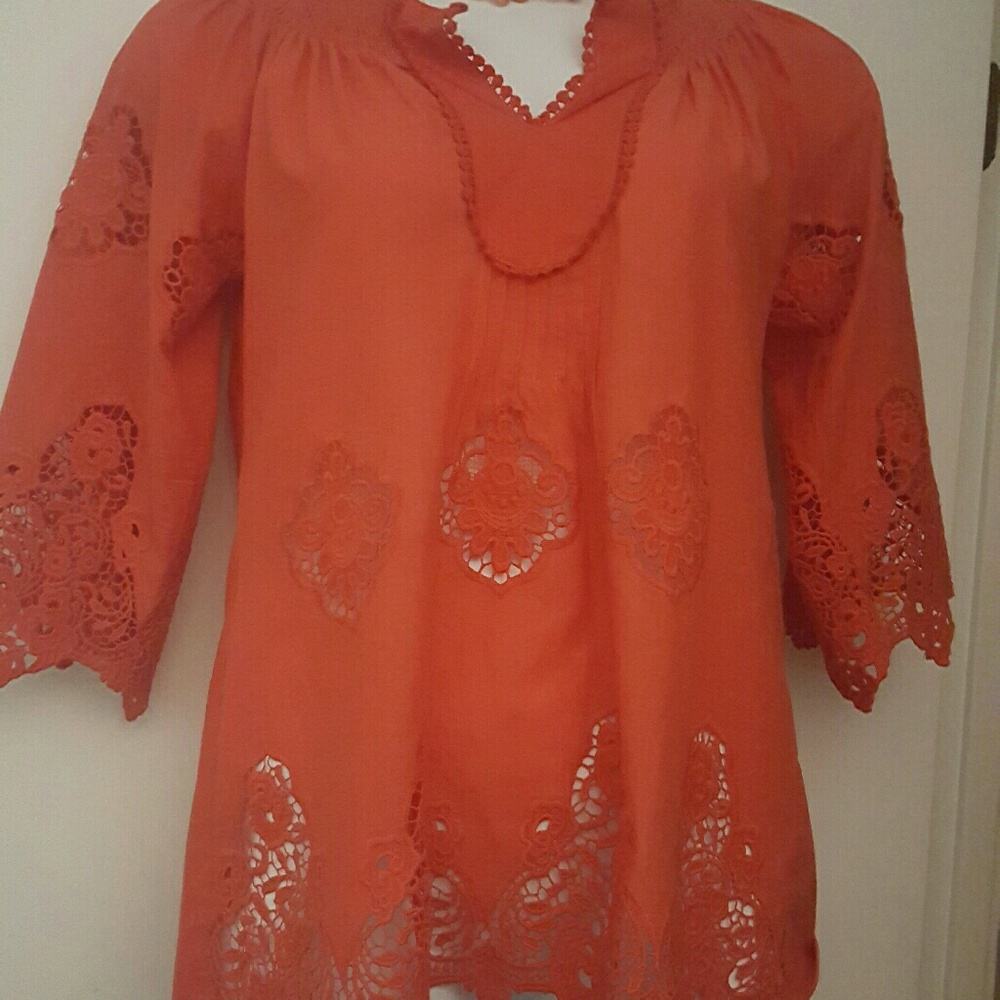 Beautiful Burnt Orange Tunic