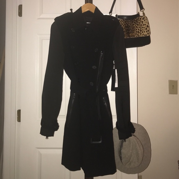 Hudson Jeans Collection Double-Breasted Trench - Picture 4 of 8