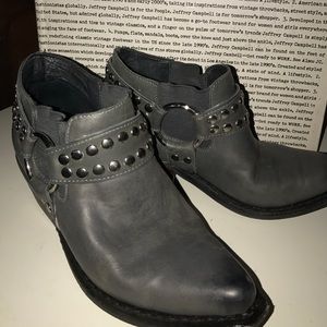 Jeffrey Campbell Moto style studded booties