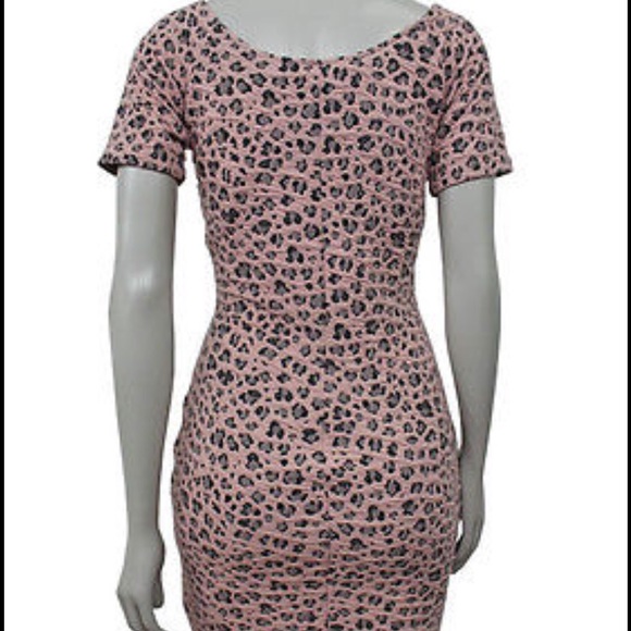Guess Animal Print Bodycon Dress - Picture 2 of 4