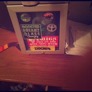 Red Bull mini fridge