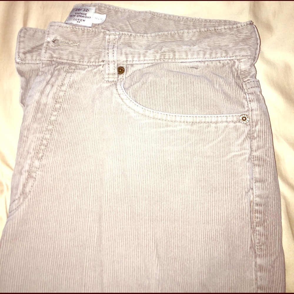 Jcrew corduroy beige