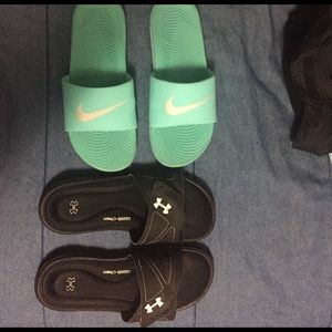 Athletic slides women's