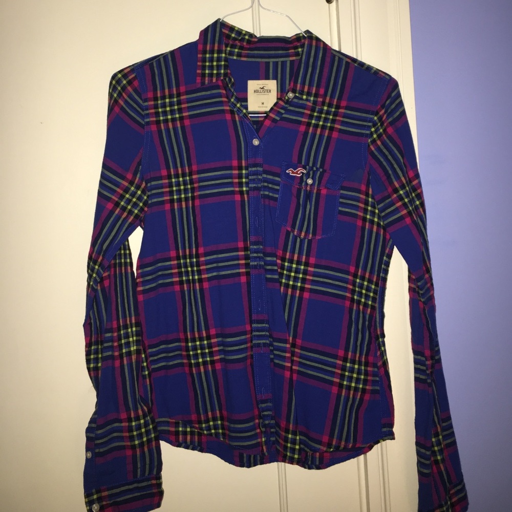 Hollister Flannel Button Up Shirt