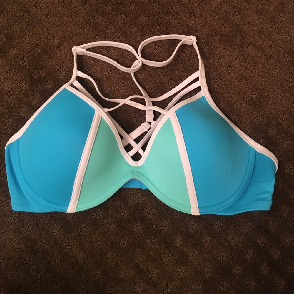 PINK bathing suit top never worn