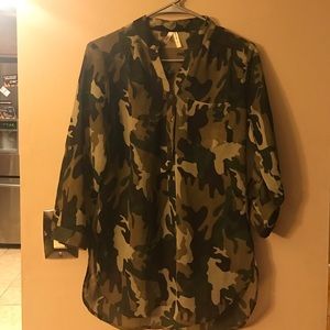 Quarter sleeve blouse