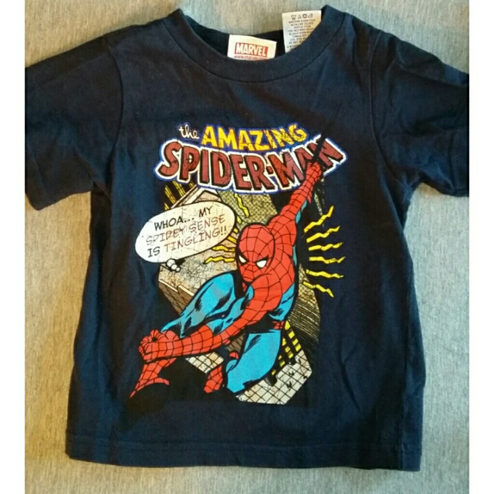 2T spiderman tee