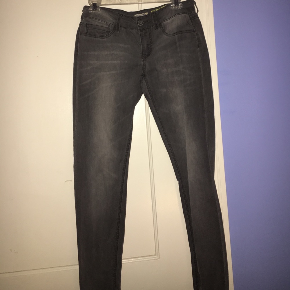 Indigo Rein Gray Skinny Jeans Size 7