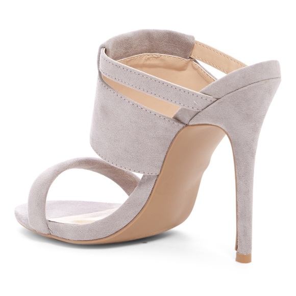 Mauve Suede Slide in Sandal Mule - Picture 3 of 3