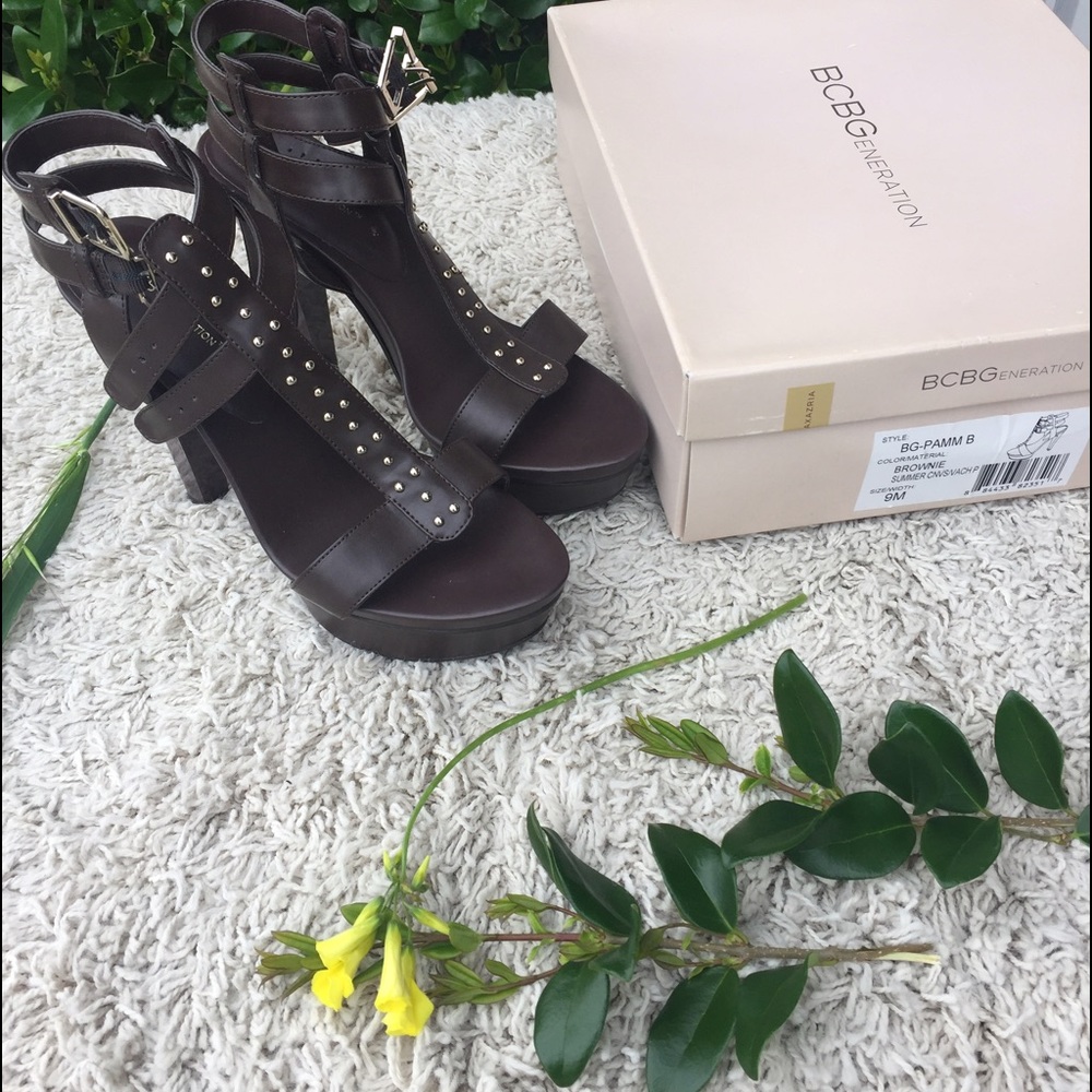 Chunky BCBG heels